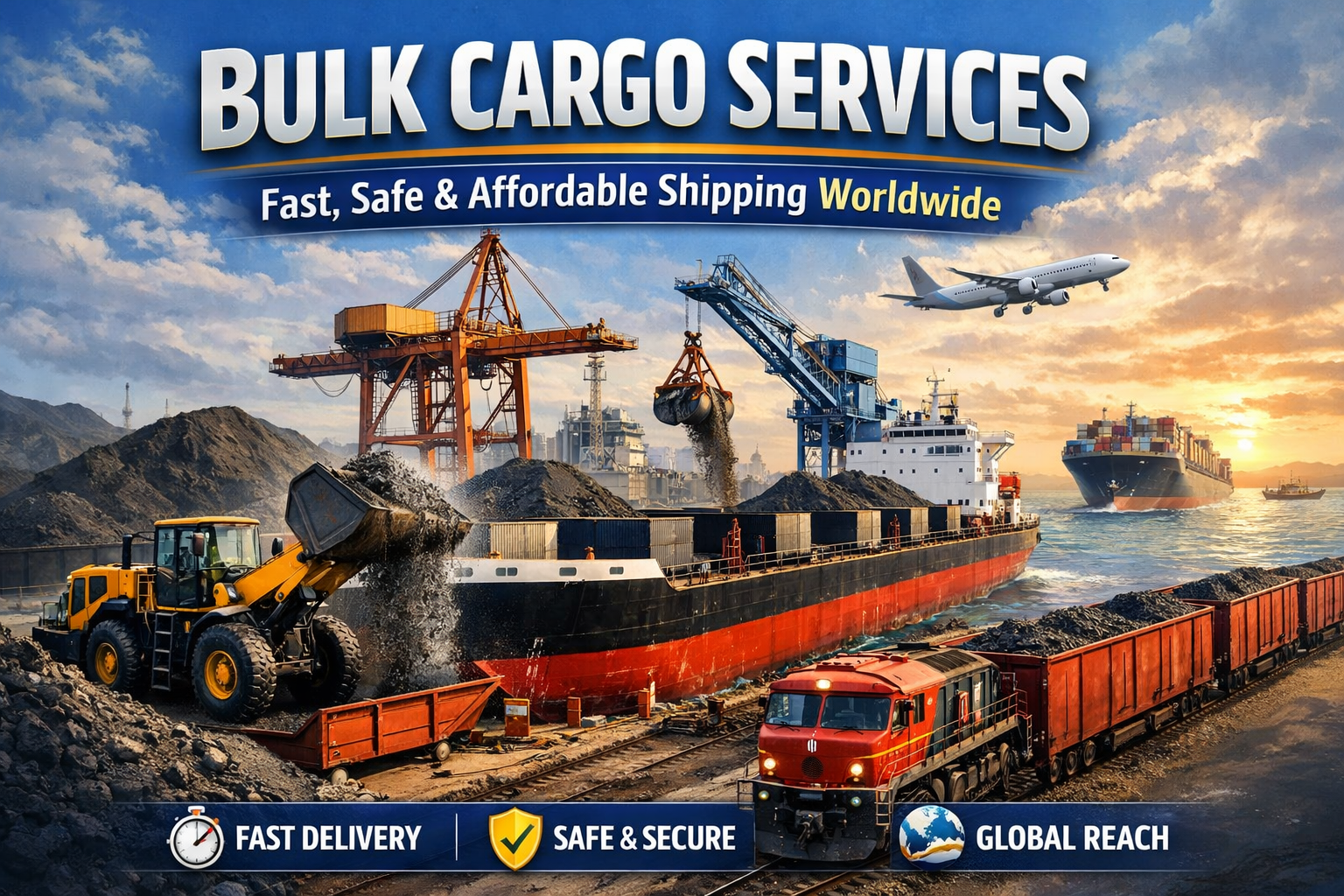 Bulk Cargo Services – Fast, Safe & Affordable Shipping Worldwide