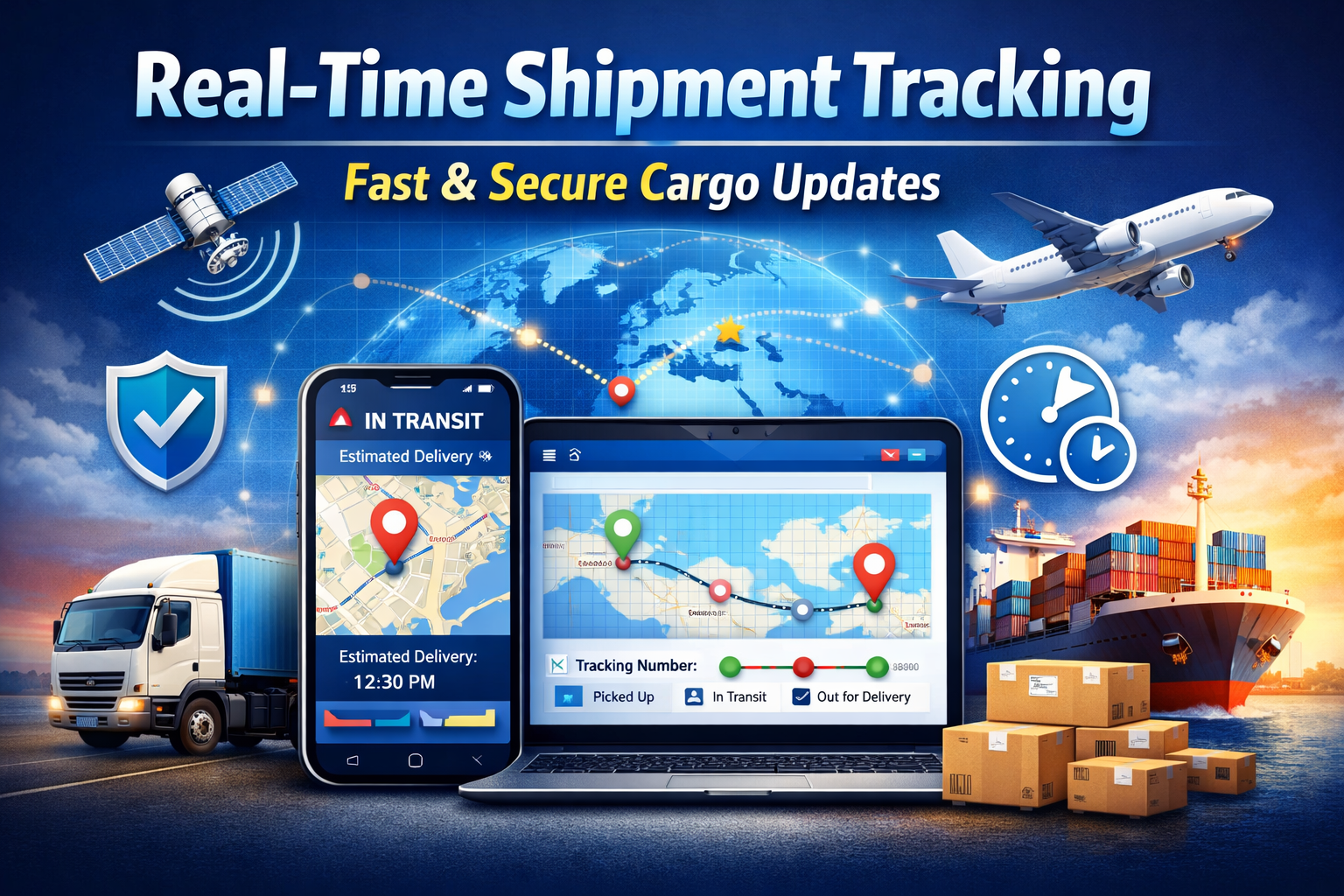 Real-Time Shipment Tracking – Fast & Secure Cargo Updates