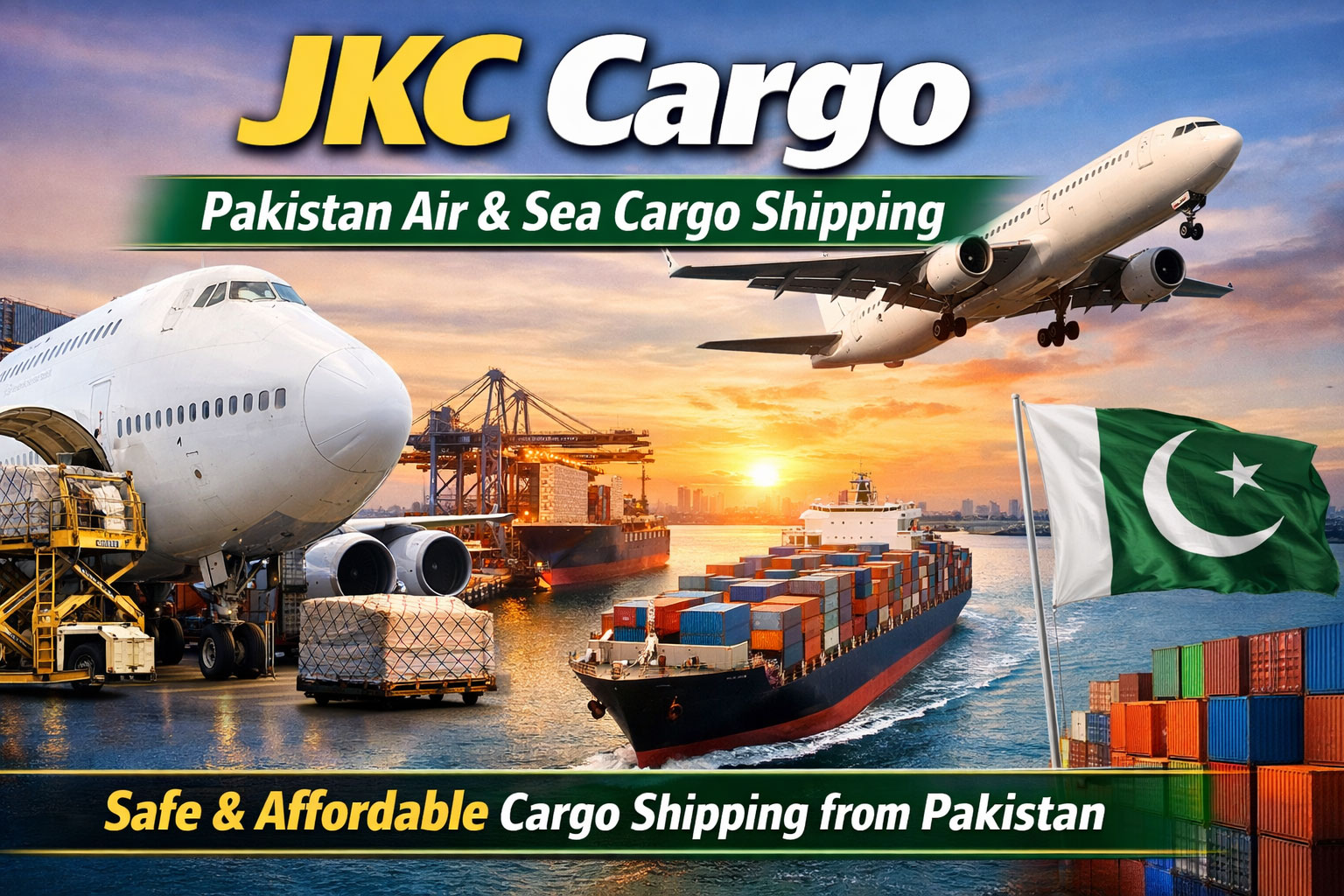 Pakistan Air & Sea Cargo Shipping – Safe & Affordable