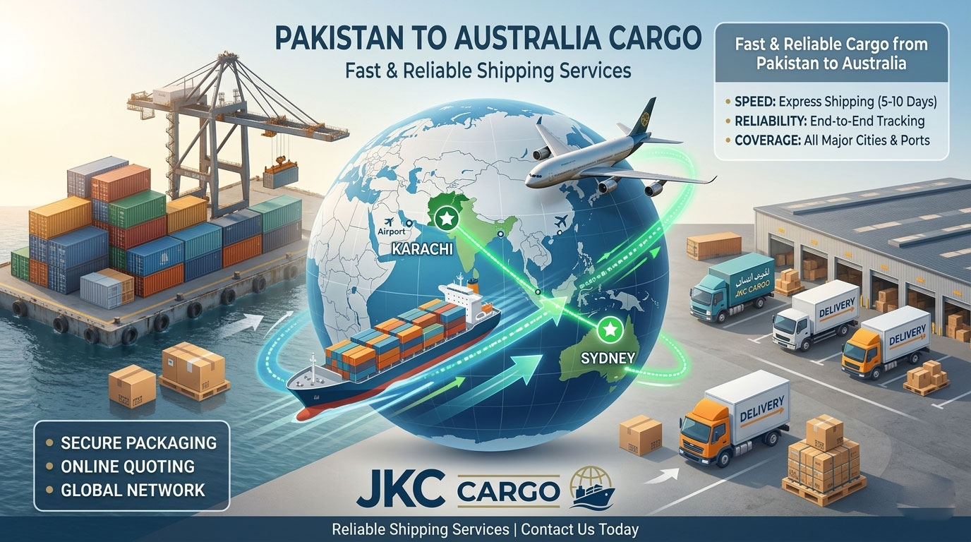 Pakistan to Australia Cargo – Fast & Reliable Shipping Services