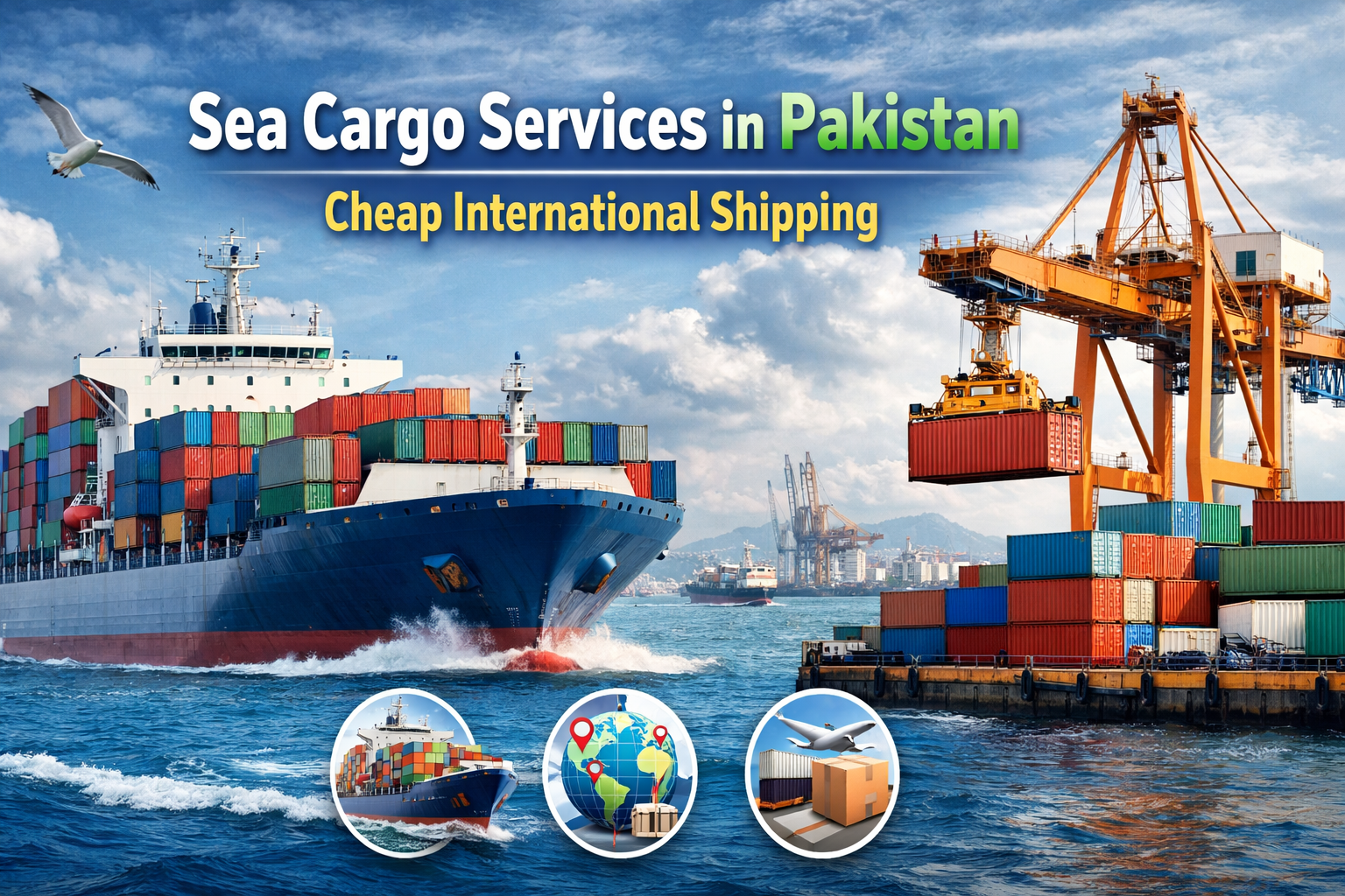 Send Cargo by Sea from Pakistan at Lowest Price