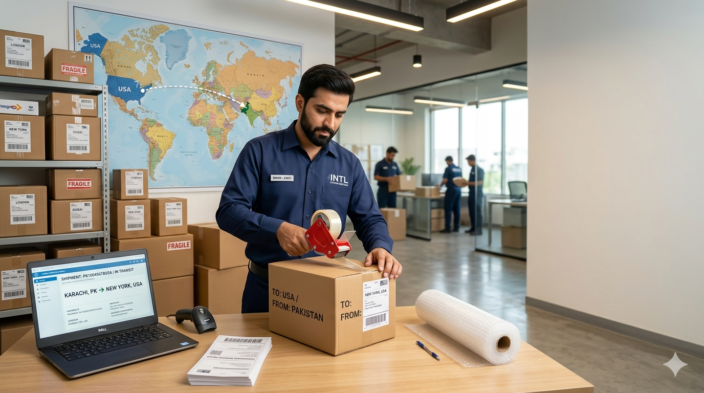 Pakistan to USA parcel delivery