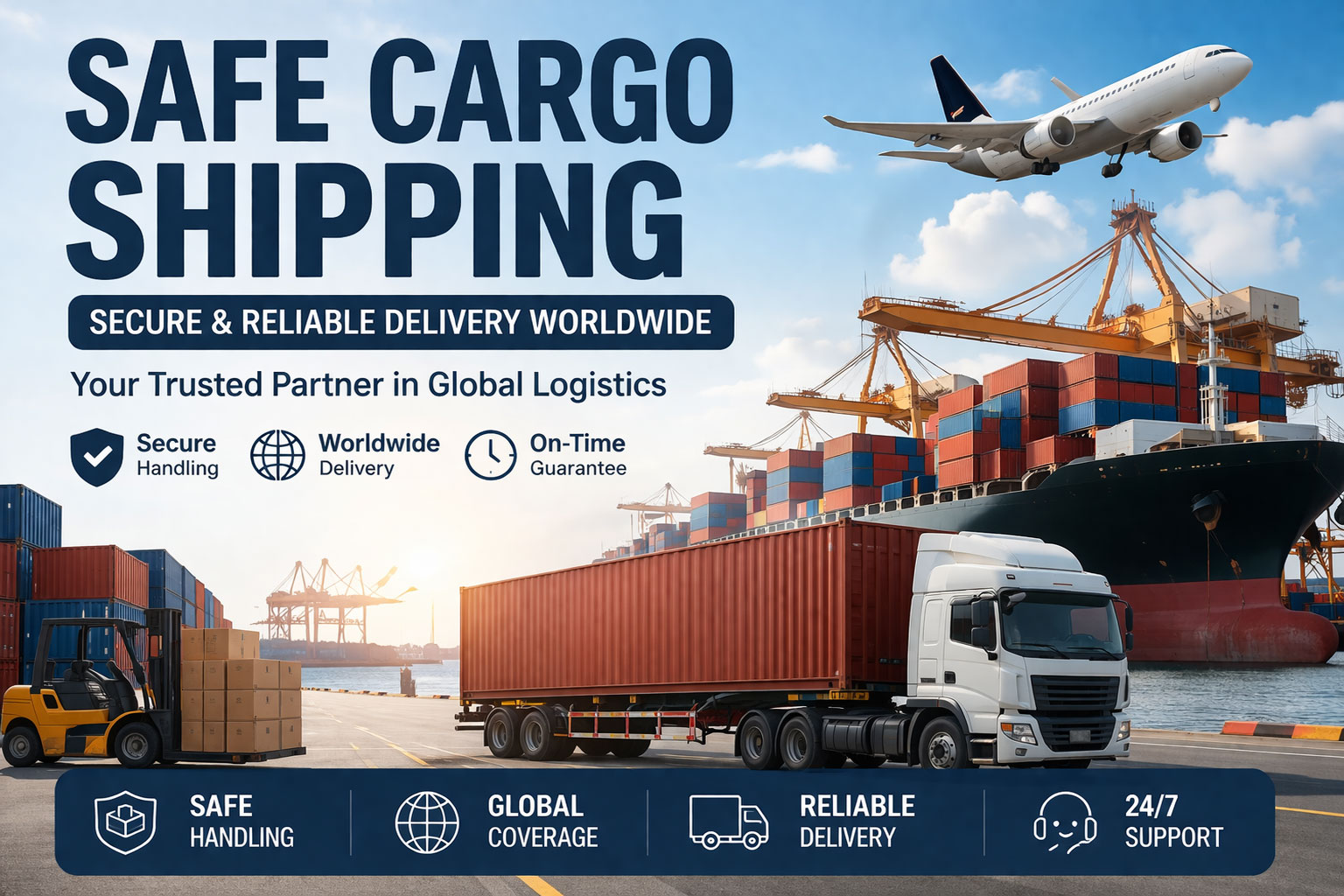 Safe Cargo Shipping – Secure & Reliable Delivery Worldwide
