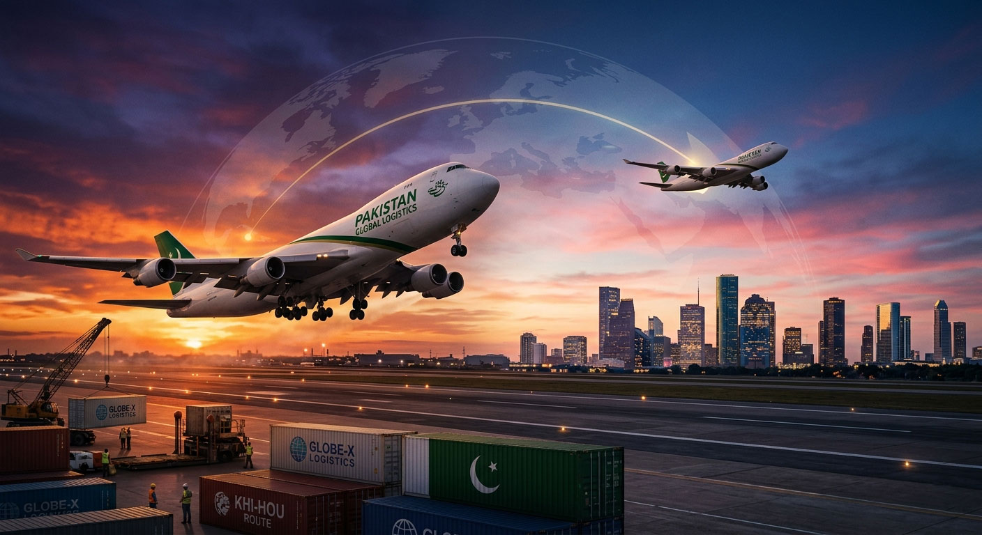 Cargo Pakistan to Houston