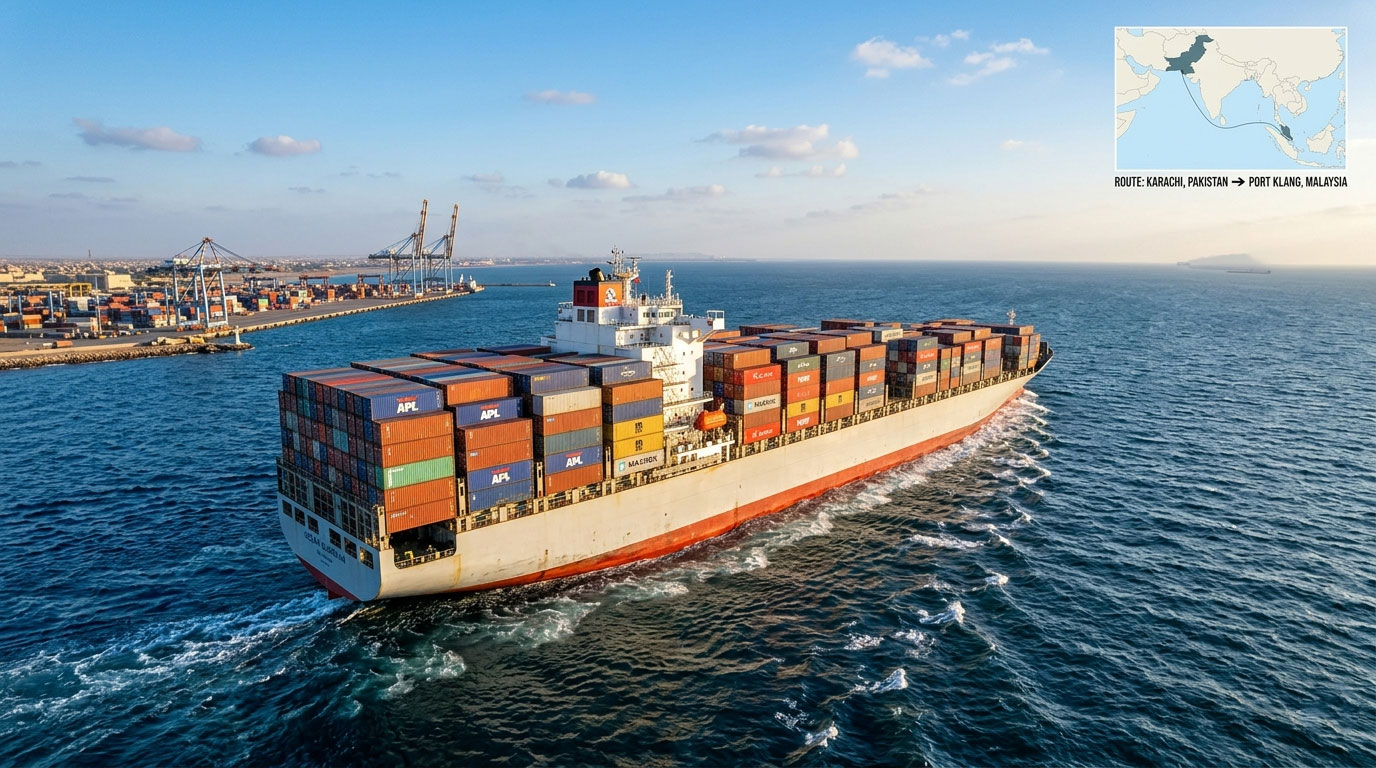 Cargo Pakistan to Ipoh | Fast & Affordable Shipping