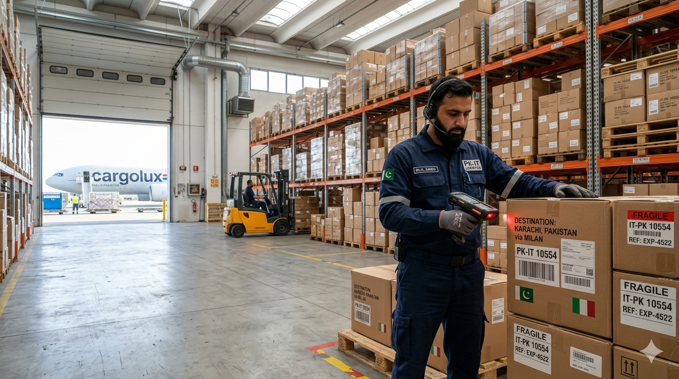 Pakistan to Italy Cargo Service