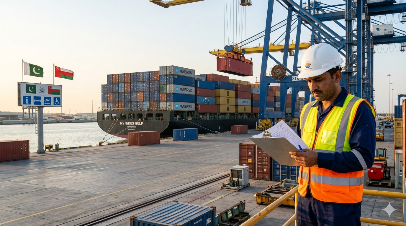 Pakistan to Oman cargo delivery