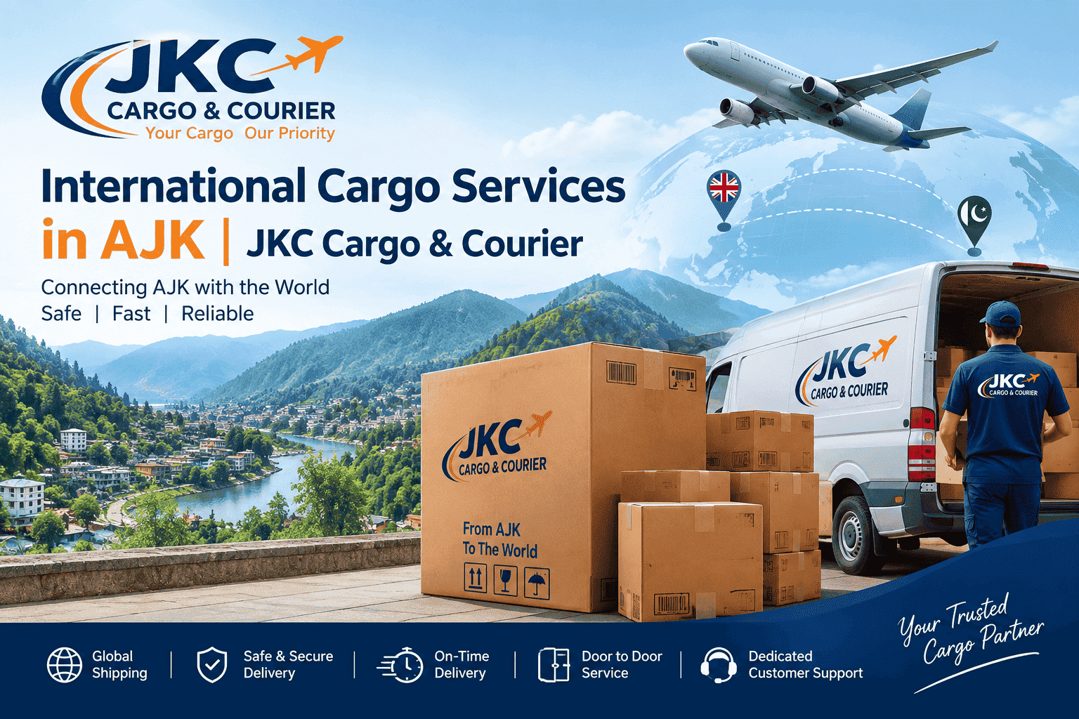 International Cargo Services in AJK JKC Cargo & Courier