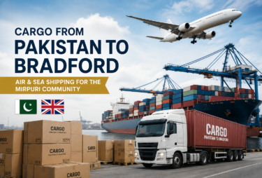 cargo from Pakistan to Bradford