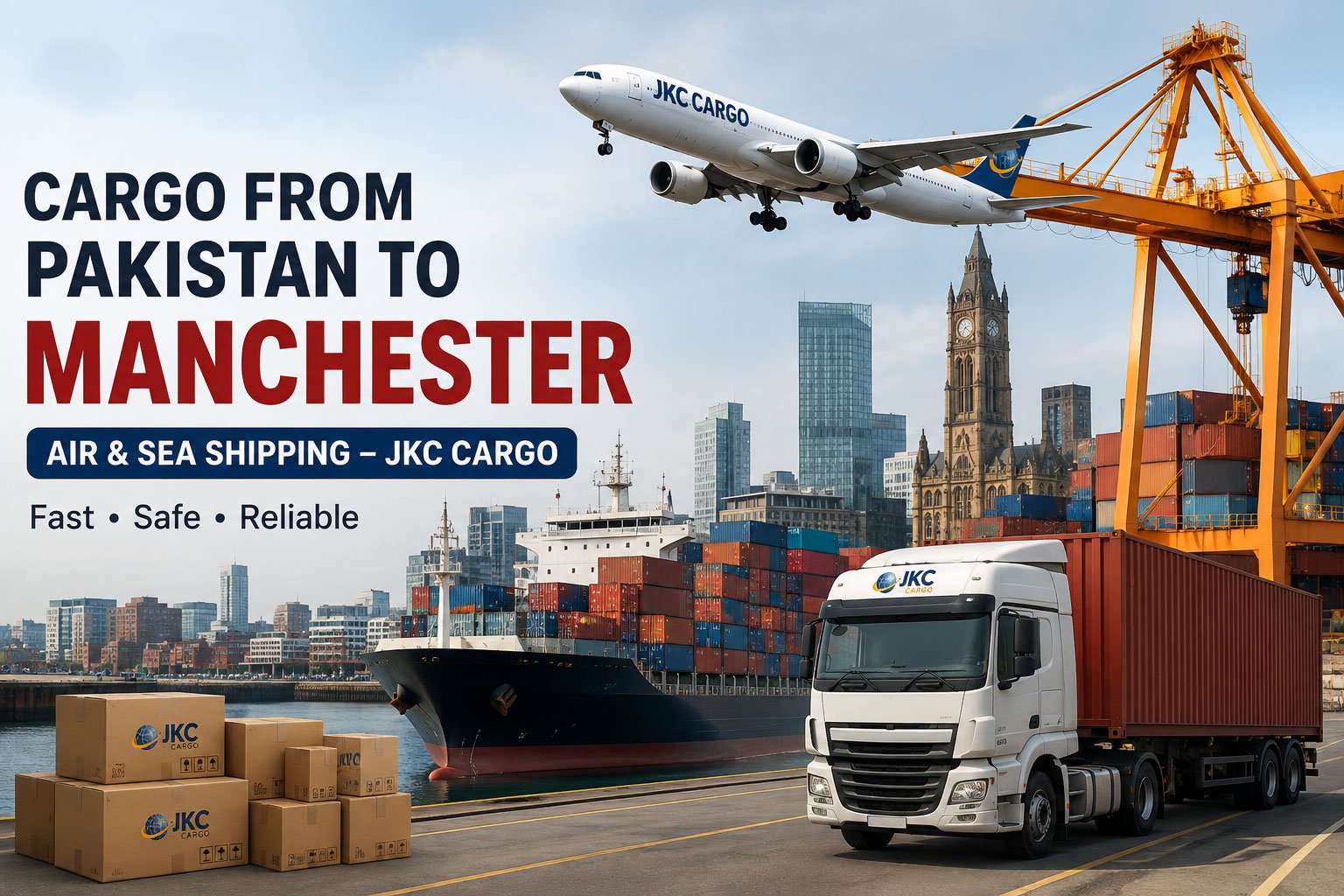 cargo from Pakistan to Manchester