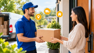 Door-to-Door Delivery Makes Life Easier