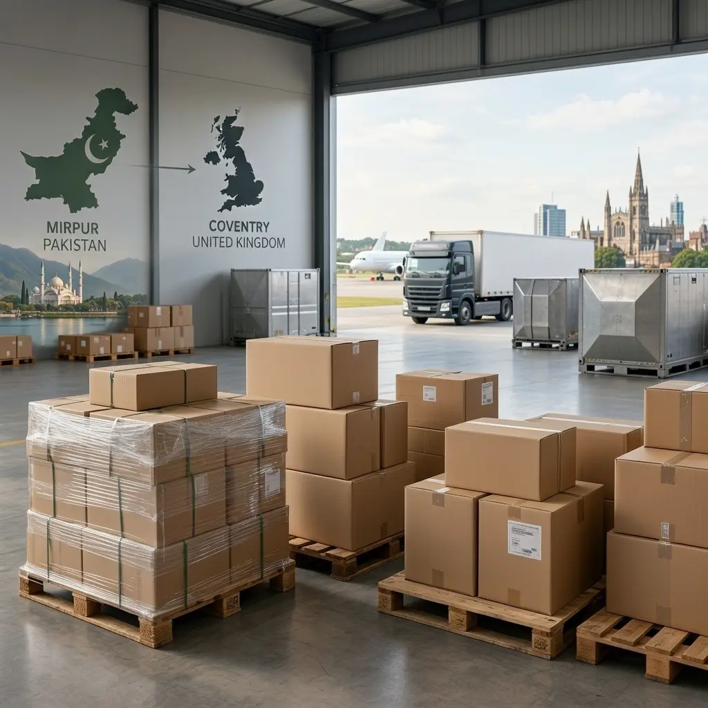 Mirpur to Coventry Cargo Services for Hassle-Free Delivery